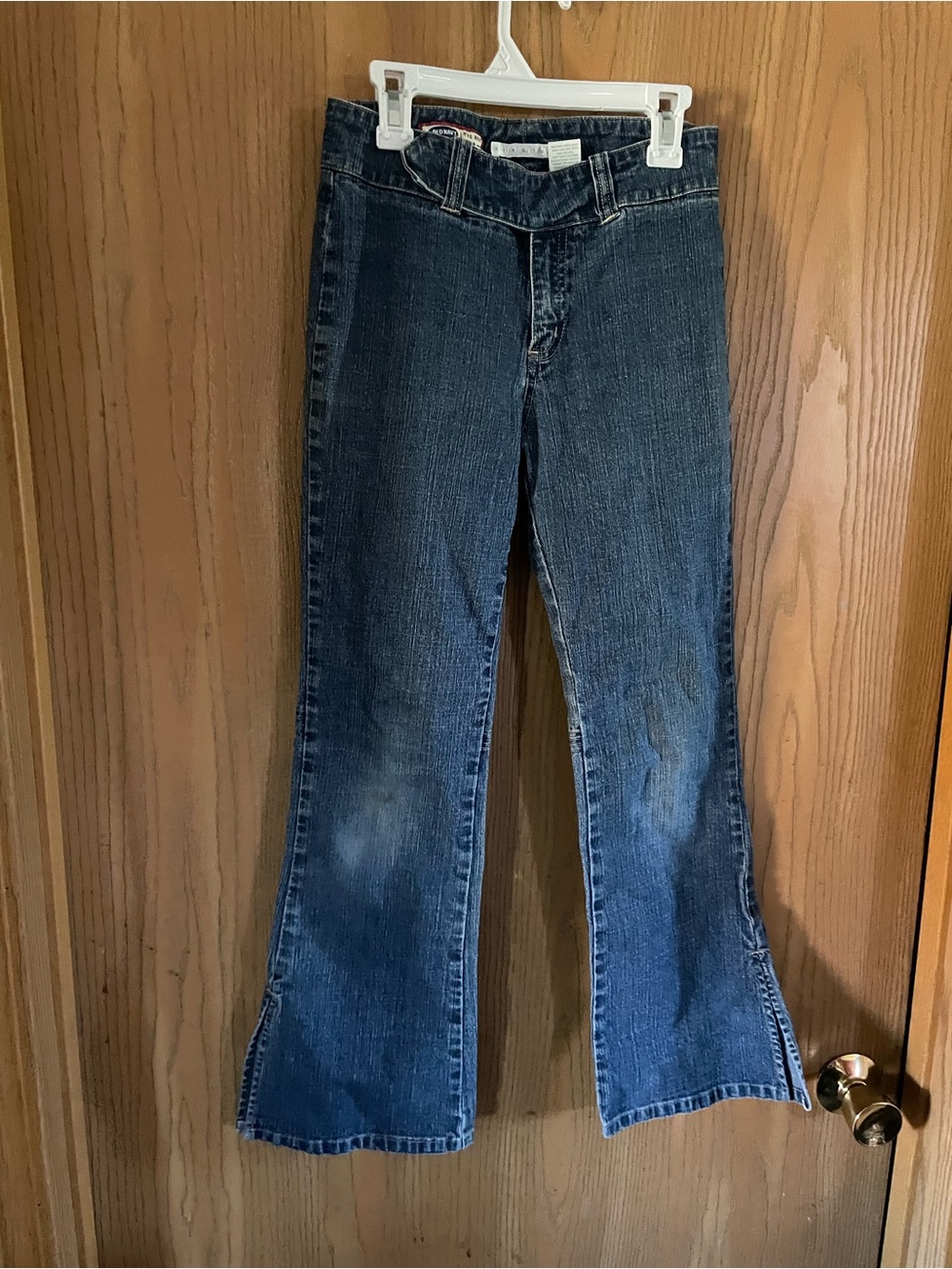 Girls Dark Blue Flared Jeans